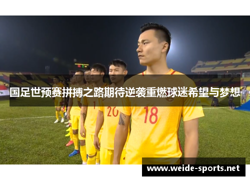 国足世预赛拼搏之路期待逆袭重燃球迷希望与梦想